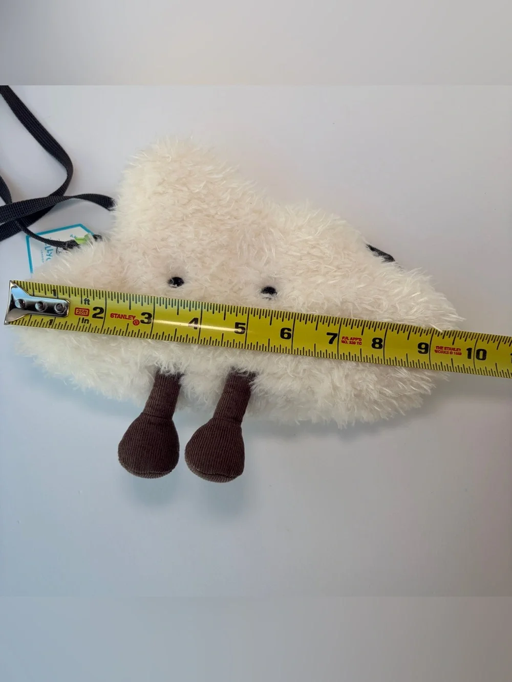 Jellycat Official Amuseable Cloud Bag Plush Crossbody Purse White New With Tags